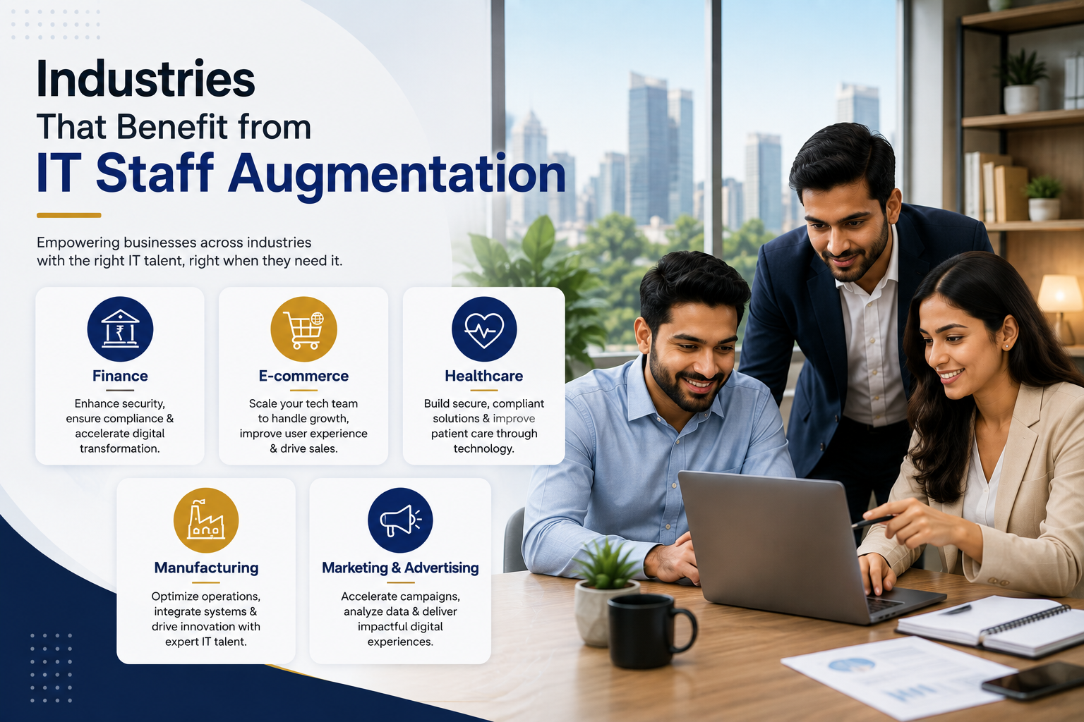 Industries That Benefit from IT Staff Augmentation